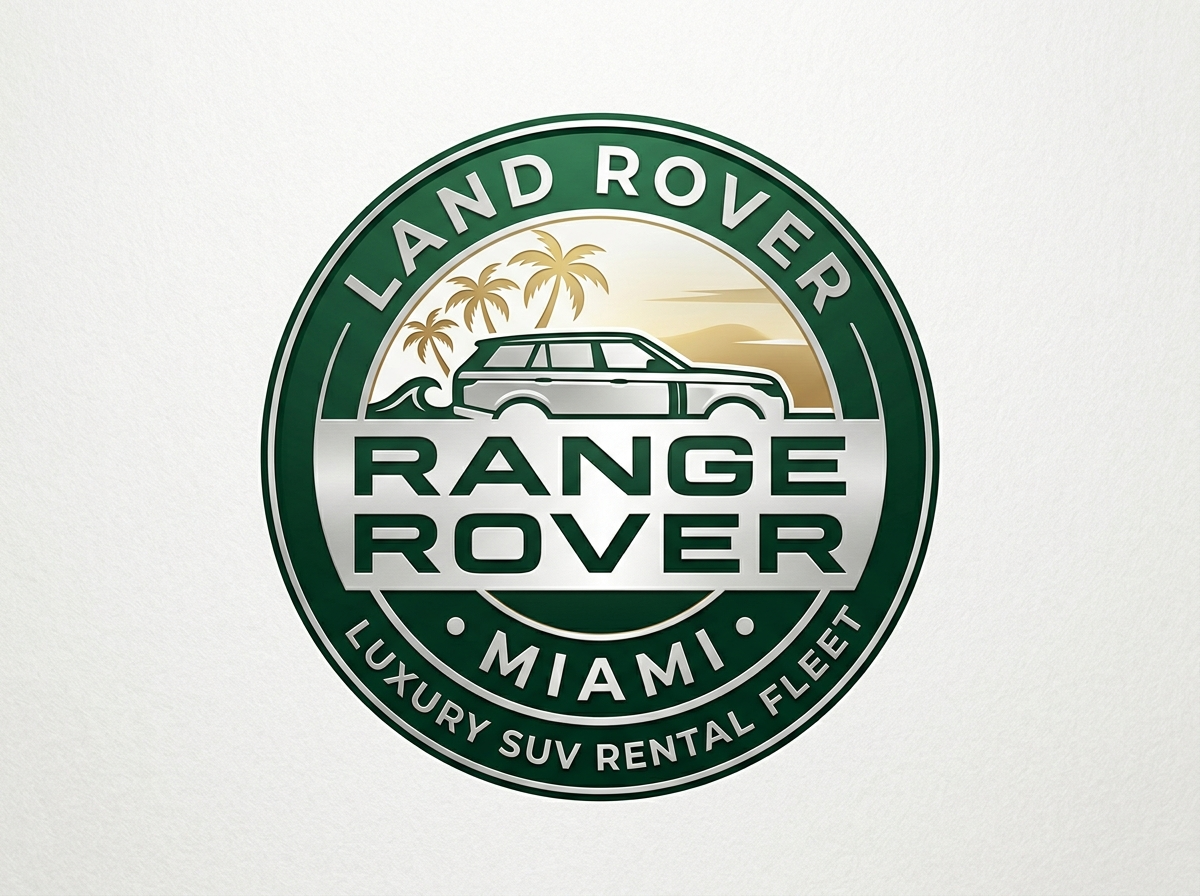 Land Rover Range Rover logo for Miami luxury SUV rental fleet